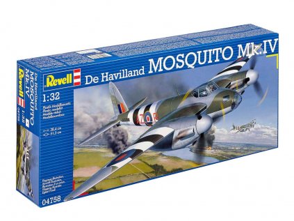 4070 plastovy model lietadlo revell 04758 mosquito mk iv 1 32