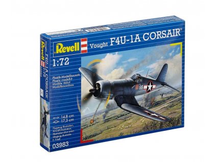 4097 plastovy model lietadlo revell 03983 f4u 1a corsair 1 72