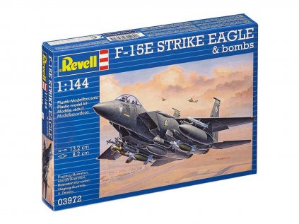 4196 plastovy model lietadlo revell 03972 f 15e strike eagle bombs 1 144
