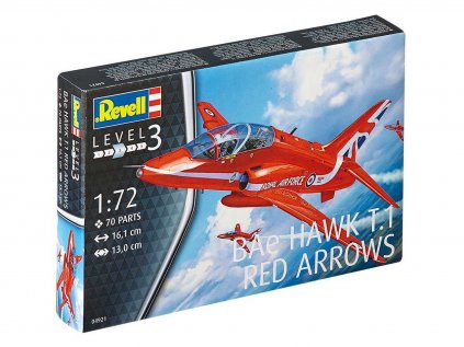 4205 plastovy model lietadlo revell 04921 bae hawk t 1 red arrows 1 72