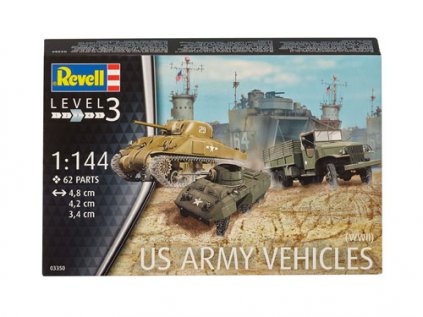 4322 plastovy model military revell 03350 us army vehicles wwii 1 144