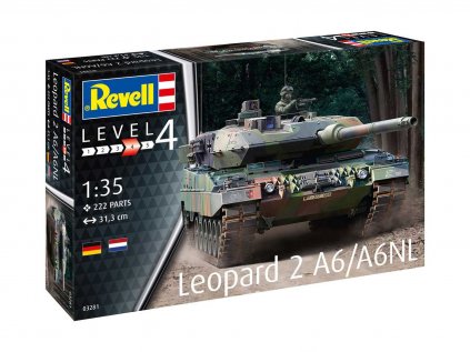 4412 plastovy model military revell 03281 leopard 2 a6 a6nl 1 35