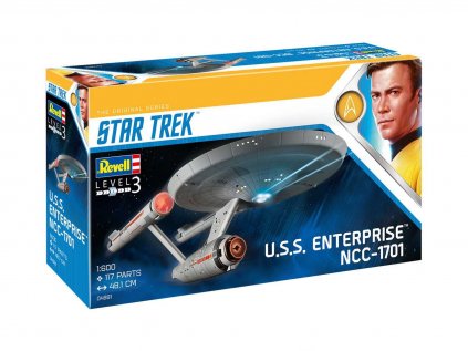 4493 plastovy model star trek revell 04991 u s s enterprise ncc 1701 tos 1 600