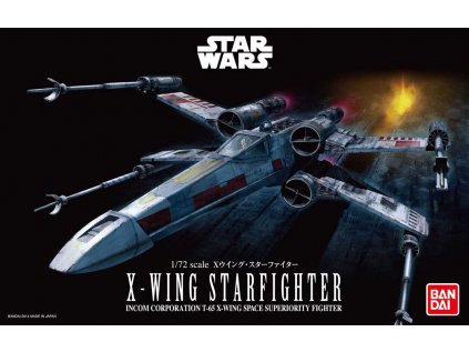 4508 plastovy model revell bandai sw 01200 x wing starfighter 1 72