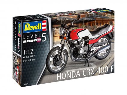4532 plastovy model motorka revell 07939 honda cbx 400 f 1 12
