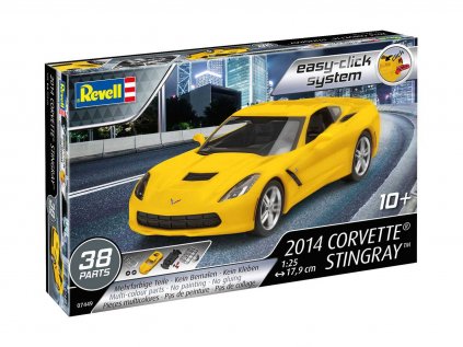 4562 plastovy model auto revell 07449 2014 corvette stingray 1 25