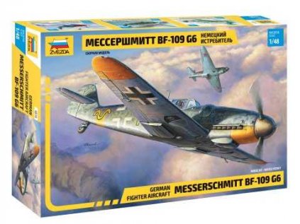 461 model kit lietadlo zvezda 4816 messerschmitt bf 109 g6 1 48