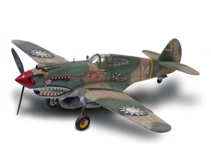 4685 plastovy model lietadlo revell monogram 5209 p 40b tiger shark 1 48