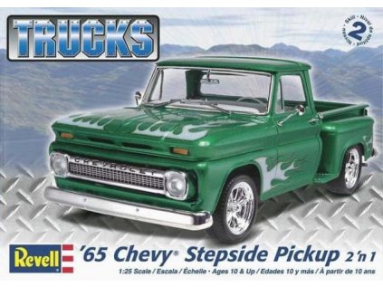 5012 plastovy model auto revell monogram 7210 65 chevy stepside pickup 2 n 1 1 25