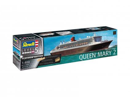 5087 plastovy model lod revell 05199 queen mary 2 platinum edition 1 400
