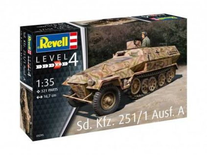 5099 plastovy model military revell 03295 sd kfz 251 1 ausf a 1 35