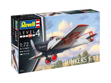 5129 plastovy model lietadlo revell 03870 junkers f 13 1 72