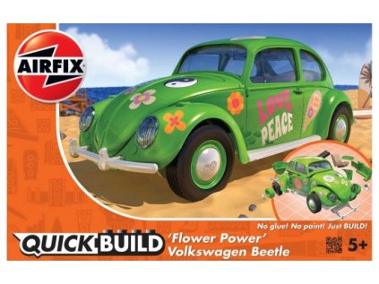 5141 quick build auto airfix j6031 quickbuild vw beetle flower power