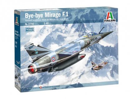 5321 model kit lietadlo italeri 2790 bye bye mirage f1 1 48