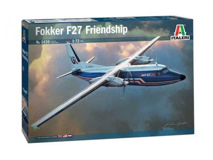 5324 model kit lietadlo italeri 1430 fokker f 27 friendship 1 72