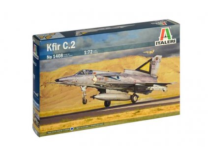 5342 model kit lietadlo italeri 1408 kfir c 2 1 72