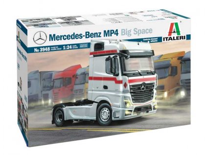 5357 model kit truck italeri 3948 mercedes benz mp4 big space 1 24