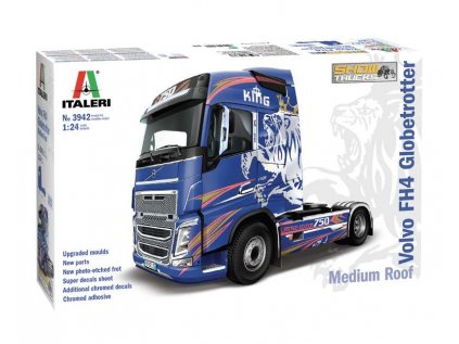 5360 model kit truck italeri 3942 volvo fh4 globetrotter medium roof 1 24