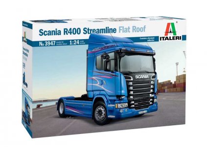 5366 model kit truck italeri 3947 scania r400 streamline flat roof 1 24