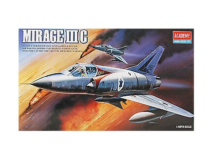 5657 model kit lietadlo academy 12247 mirage iii c fighter 1 48