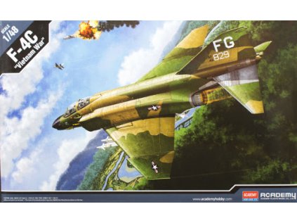 5669 model kit lietadlo academy 12294 usaf f 4c vietnamese war 1 48