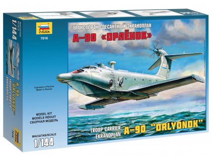 569 model kit ekranoplan zvezda 7016 ekranoplan a 90 1 144
