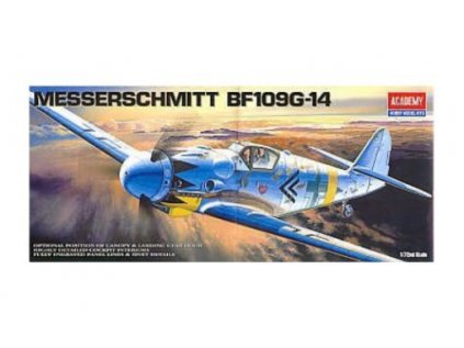 5705 model kit lietadlo academy 12454 messerschmitt bf109g 14 1 72