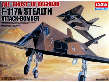 5726 model kit lietadlo academy 12475 f 117a stealth fighter bomber 1 72