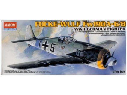 5729 model kit lietadlo academy 12480 focke wulf fw190a 6 8 1 72