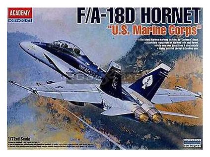 5783 model kit lietadlo academy 12422 f a 18d hornet us marines 1 72