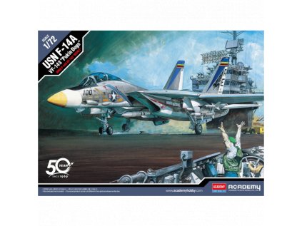 5786 model kit lietadlo academy 12563 usn f 14a vf 143 pukin dogs 1 72