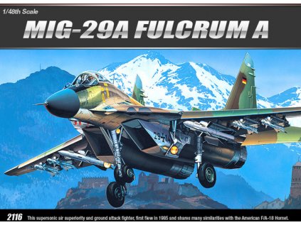 5798 model kit lietadlo academy 12263 m 29a fulcrum a 1 48