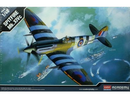 5804 model kit lietadlo academy 12274 spitfire mk xiv c 1 48