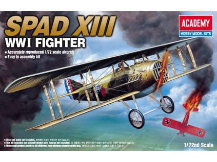 5843 model kit lietadlo academy 12446 spad xiii wwi fighter 1 72