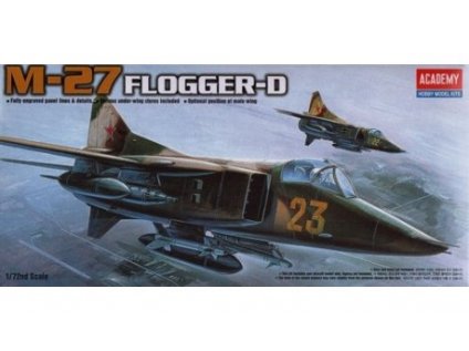 5855 model kit lietadlo academy 12455 m 27 flogger d 1 72