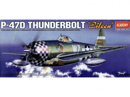 5876 model kit lietadlo academy 12474 p 47d eileen 1 72