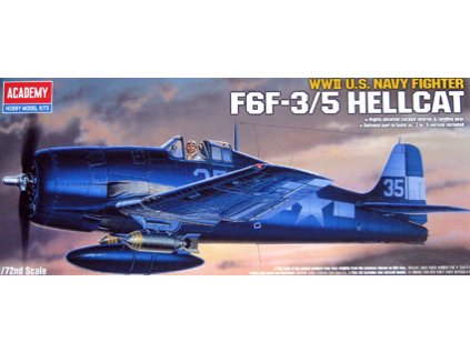 5882 model kit lietadlo academy 12481 f6f 3 5 1 72