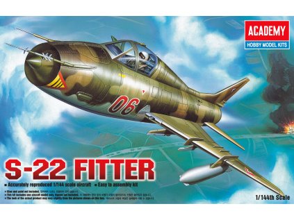 5954 model kit lietadlo academy 12612 s 22 fitter 1 144