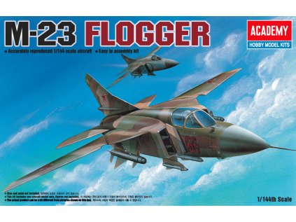 5957 model kit lietadlo academy 12614 m 23 flogger 1 144