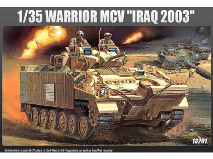 6005 model kit military academy 13201 warrior mcv iraq 2003 1 35