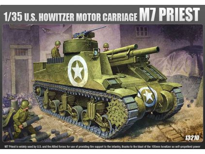 6008 model kit military academy 13210 m7 priest 1 35