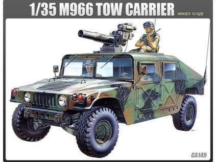 6020 model kit military academy 13250 m 966 hummer with tow 1 35