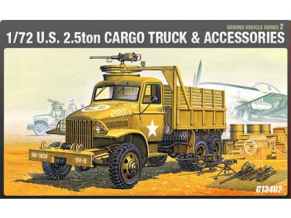 6044 model kit military academy 13402 us cargotruck accessory 1 72