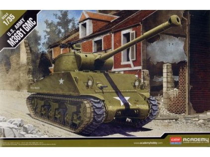 6119 model kit tank academy 13279 us army m36b1 gmc 1 35