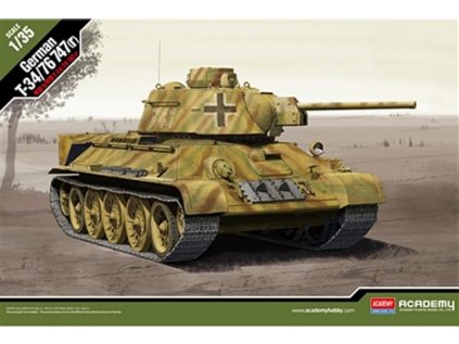 6158 model kit tank academy 13502 german t 34 76 747 r 1 35