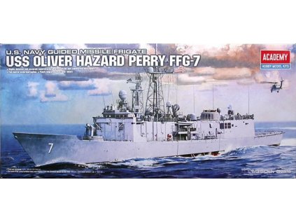 6173 model kit lod academy 14102 uss olivier hazard perry ffg 7 1 350