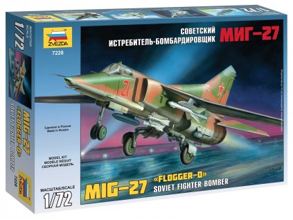623 model kit lietadlo zvezda 7228 mig 27 re release 1 72