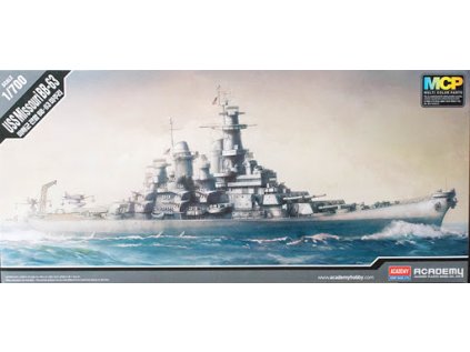 6257 model kit lod academy 14222 uss missouri bb 63 mcp 1 700