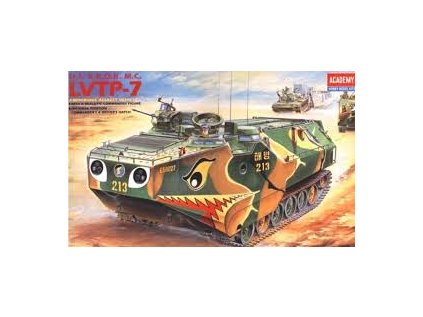 6767 model kit tank academy 1344 lvtp 7 amtrac 1 35