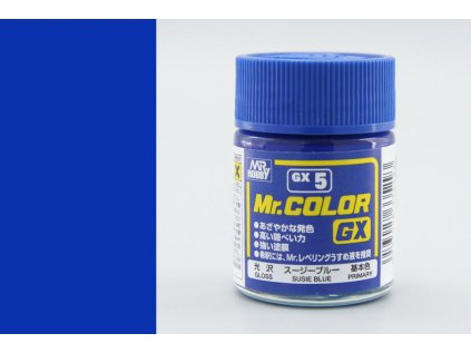 6953 mr color gunze gx05 modra leskla 18ml